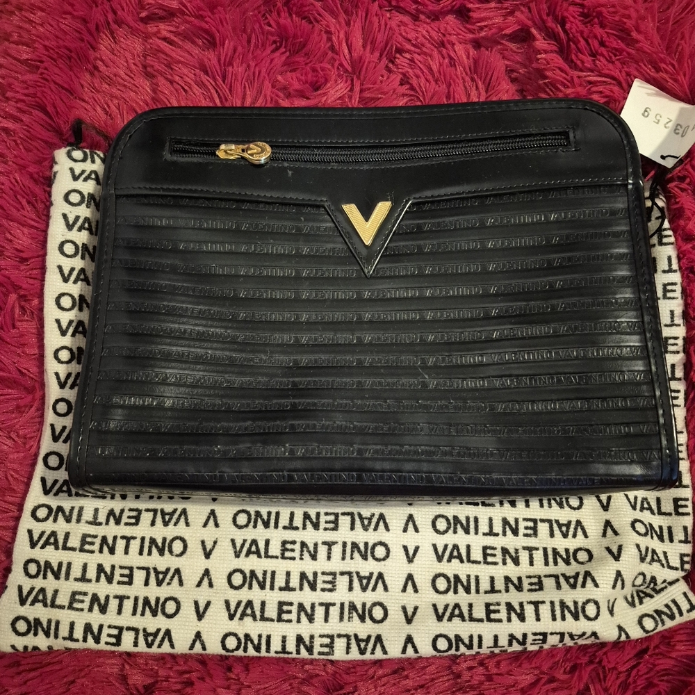 Mario Valentino Clutch In Black